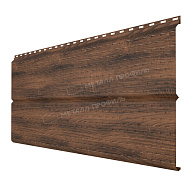 Софит МЕТАЛЛ ПРОФИЛЬ Lбрус-XL-14х335 (ECOSTEEL_MA-01-МореныйДуб-0.5)