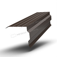 Планка торцевая 90х115х2000 (VALORI-20-DarkBrown-0.5)